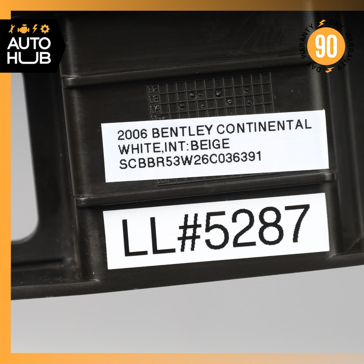 03-11 Bentley Continental GTC GT Rear Center Bumper Support Bracket OEM - photo 12