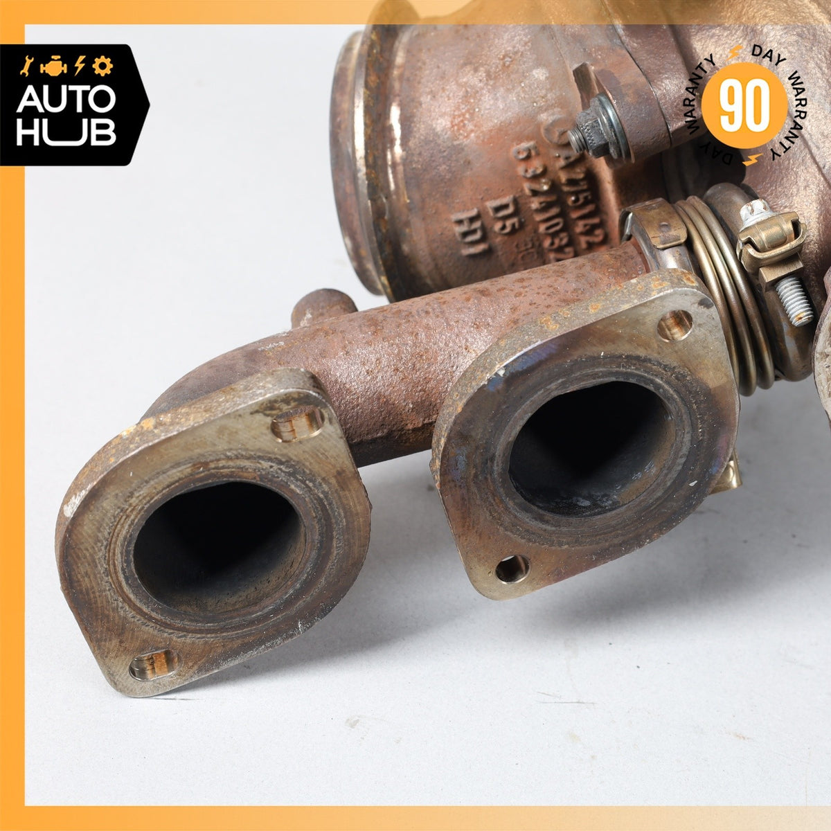 03-17 Mercedes W221 S600 SL600 M275 Turbocharger Turbo Manifold Right Side OEM - photo 20