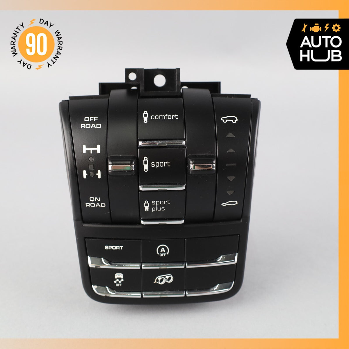 15-18 Porsche Cayenne 958 GTS Suspension Mode Selector Switch Panel OEM - photo 2