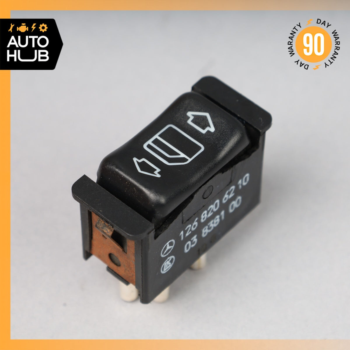Mercedes W126 420SEL Rear Left Window Regulator Control Switch Button OEM - photo 3