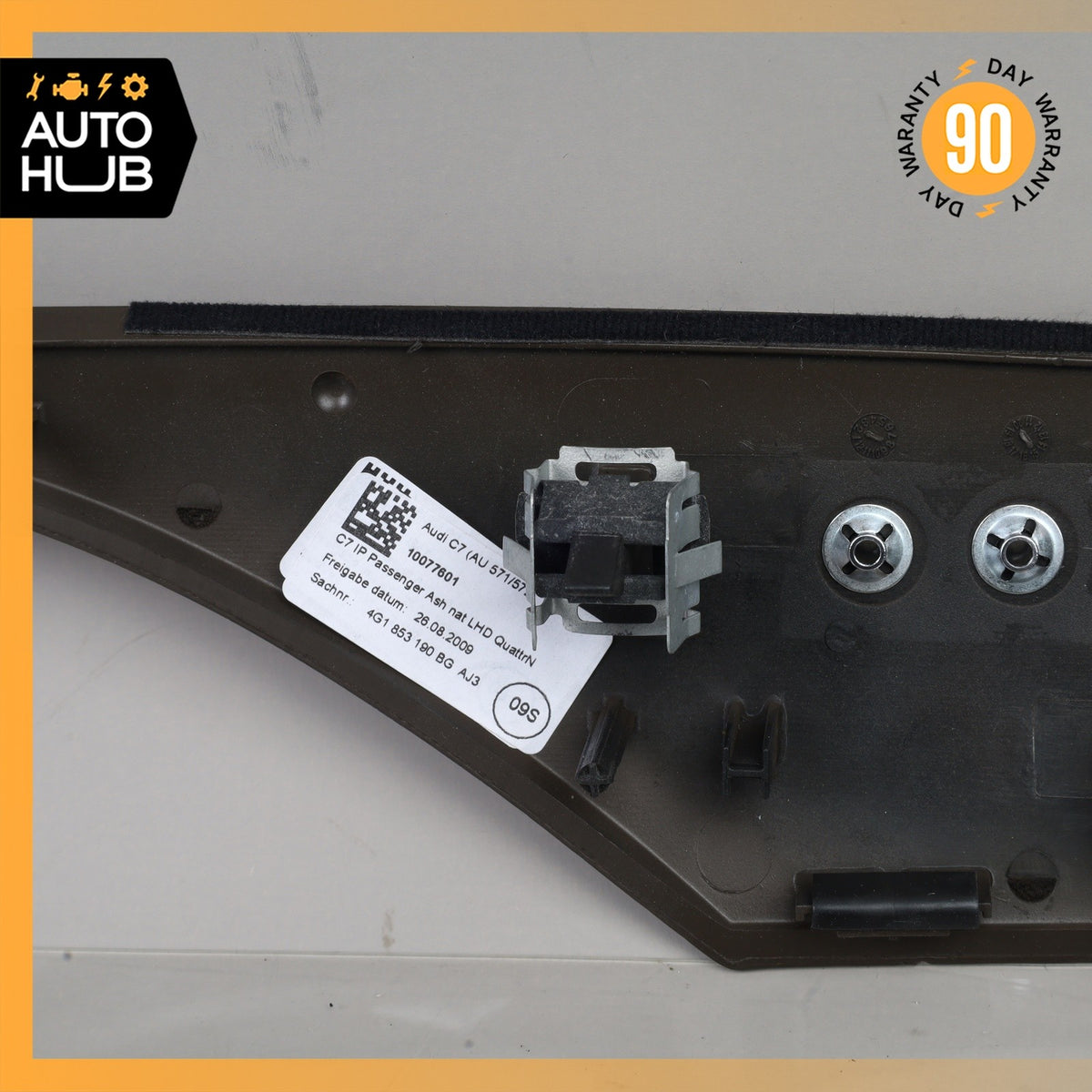 12-18 Audi C7 A6 Right Dash Panel Trim OEM - photo 14