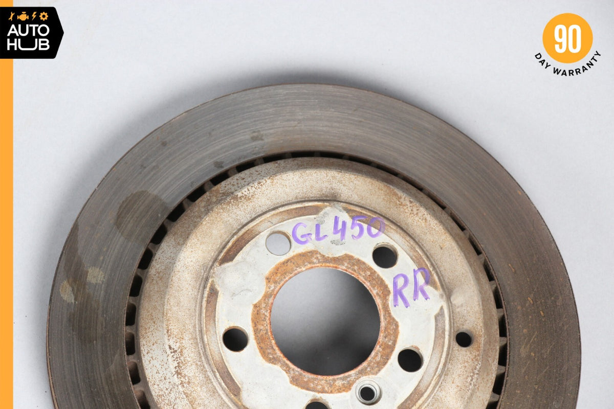 06-13 Mercedes X164 GL450 GL350 ML550 Rear Left & Right Brake Rotors Disc OEM - photo 5