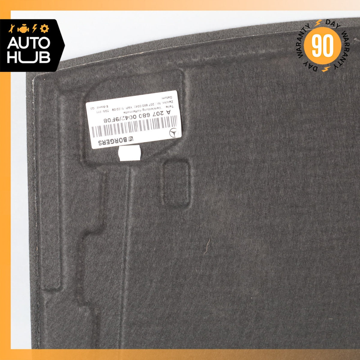 2011 Mercedes W207 E550 E350 Trunk Compartment Floor Lining Trim Black OEM 46k - photo 10