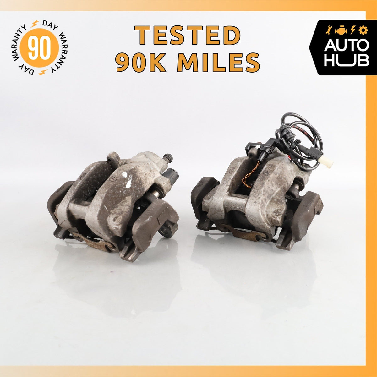 07-12 Mercedes R230 SL550 Rear Brake Caliper Calipers Set 2214230481 OEM - photo 1