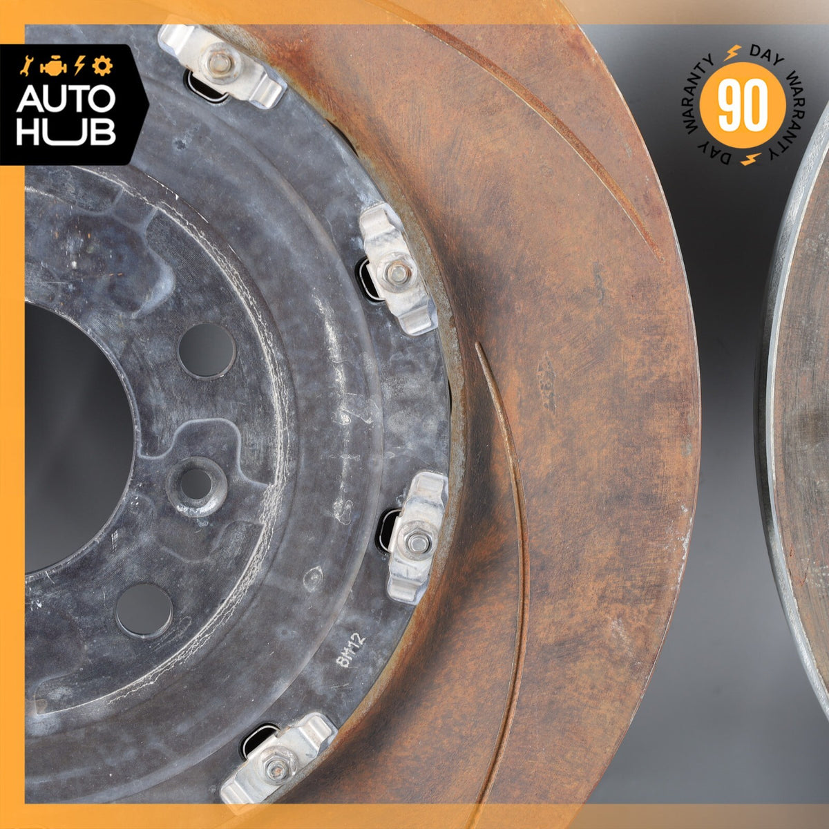 19-24 Aston Martin DB11 Vantage Front Left & Right Side Brake Rotor Set OEM - photo 4
