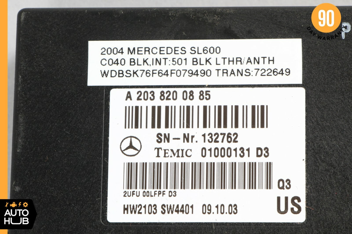 03-06 Mercedes W211 S600 S55 Communication Voice Control Module 2038200885 OEM - photo 2