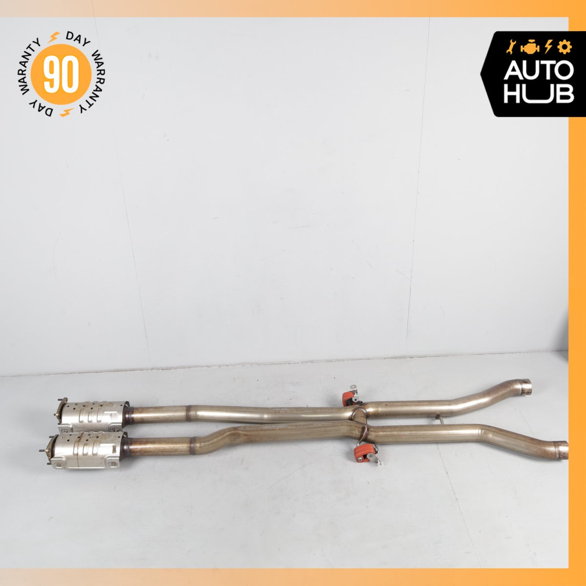 Bentley Continental Flying Spur Middle Exhaust Downpipe Left & Right Side OEM - photo 2
