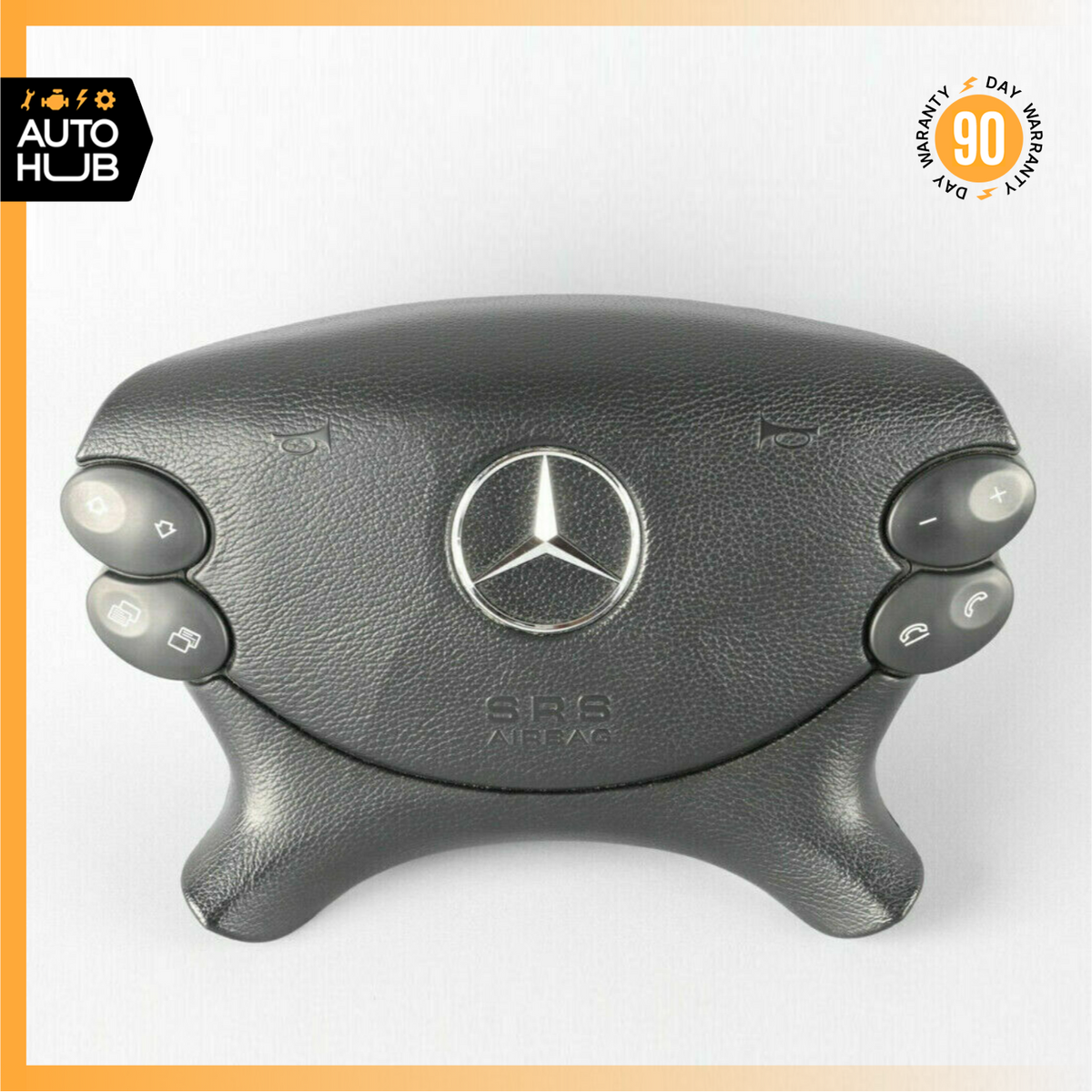 Mercedes W211 CLK500 E350 SL500 Steering Wheel Airbag Air Bag Black OEM - photo 1
