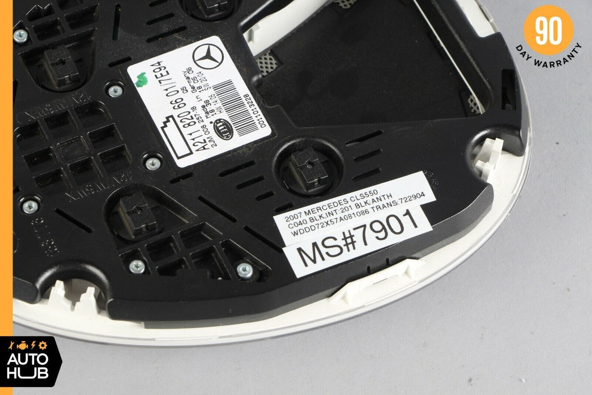 03-11 Mercedes W219 CLS550 E350 Rear Overhead Dome Light Gray 2118206601 OEM - photo 9