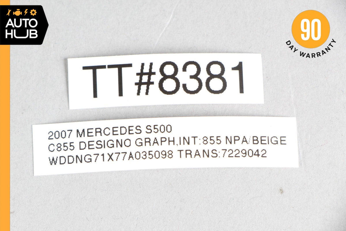 Mercedes W221 S550 S450 Rear Left Interior Door Panel Storage Compartment OEM - photo 11