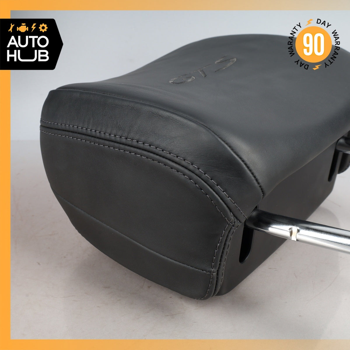 15-26 Porsche Macan 95B GTS Front Headrest Head Rest Leather Set of 2 OEM 44k - photo 6