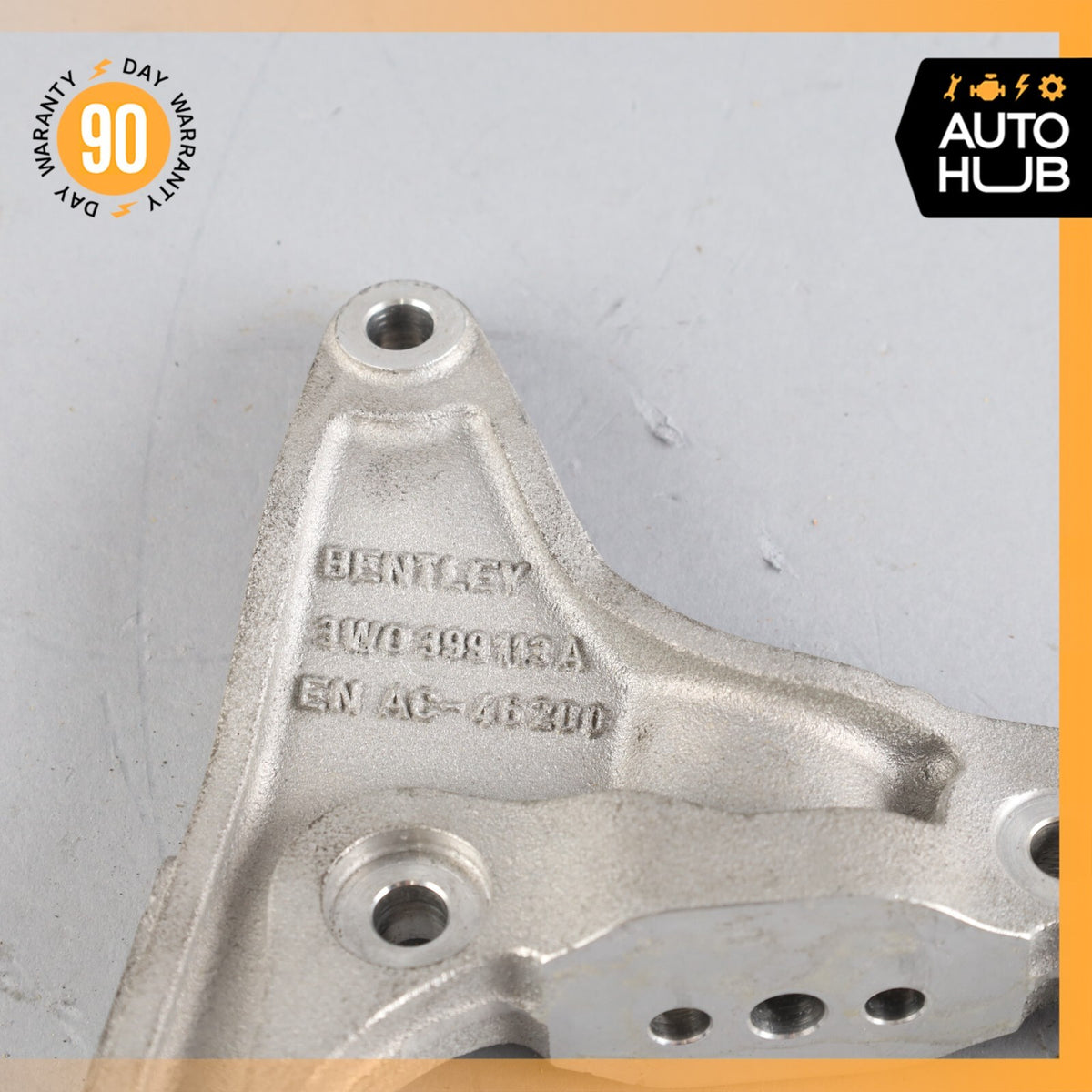 03-12 Bentley Continental GTC GT Left Transmission Support Mount Bracket OEM 46k - photo 4