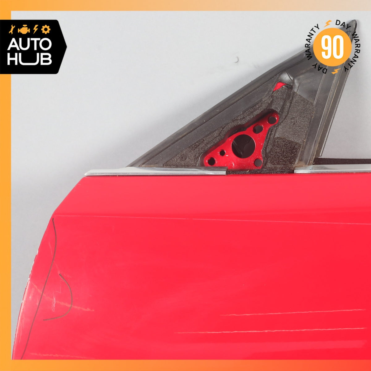 14-24 Jaguar X152 F-Type S Left Driver Side Door Shell Panel Caldera Red OEM 21k - photo 3