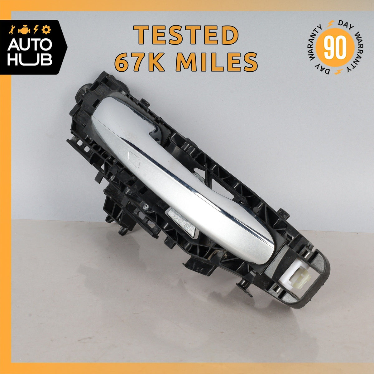 19-23 Mercedes W205 C300 C63 C43 AMG Right Passenger Side Door Handle Silver OEM - photo 1