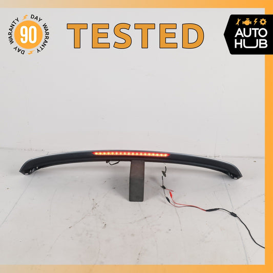 09-17 Audi 8R Q5 SQ5 Trunk Lid Spoiler Wing Black w/ Lamp OEM - photo 1