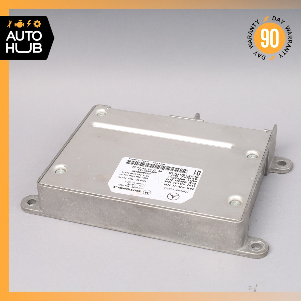 07-10 Mercedes W221 S600 CL550 Bluetooth Communication Module 2168204826 OEM - photo 4