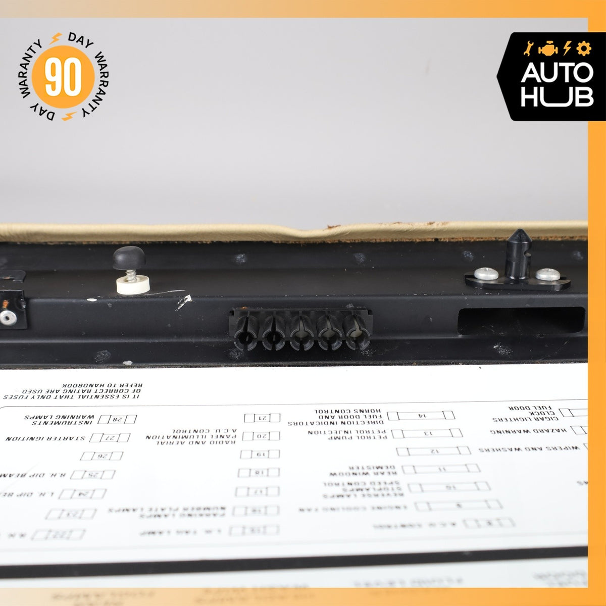 81-84 Rolls Royce Silver Spirit Under Dash Dashboard Fuse Box Cover Trim OEM - photo 17