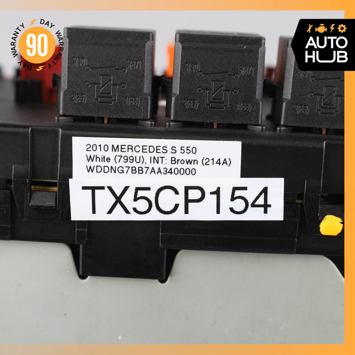 10-13 Mercedes W221 S550 S63 AMG Rear Sam Fuse Box Relay Module Control OEM - photo 9
