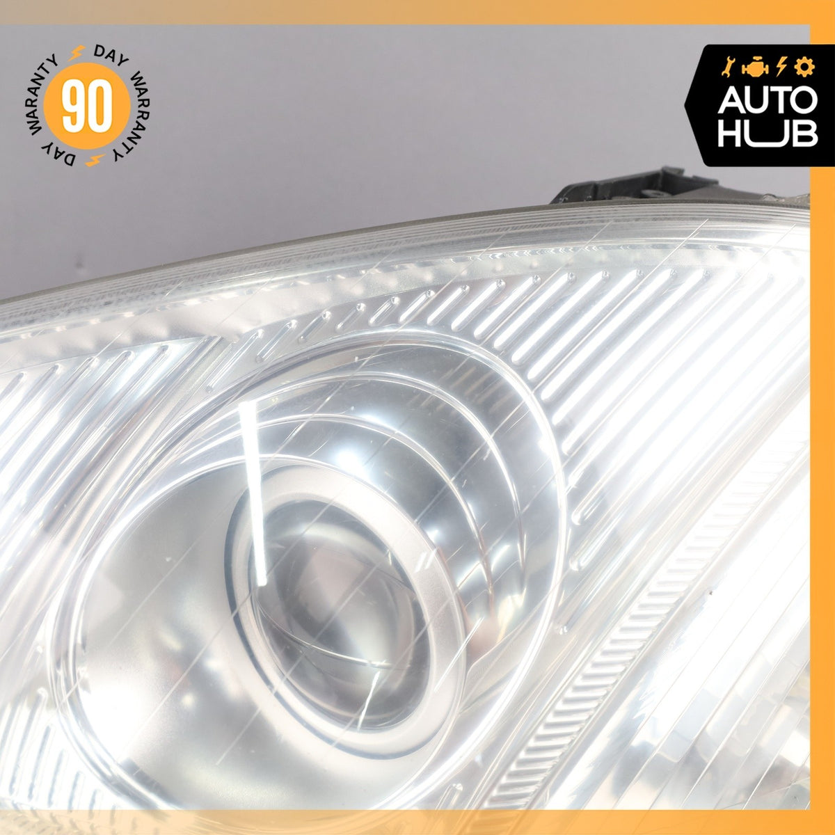 07-09 Mercedes W221 S550 S63 AMG Left Headlight Lamp Bi Xenon w/Night Vision OEM - photo 9