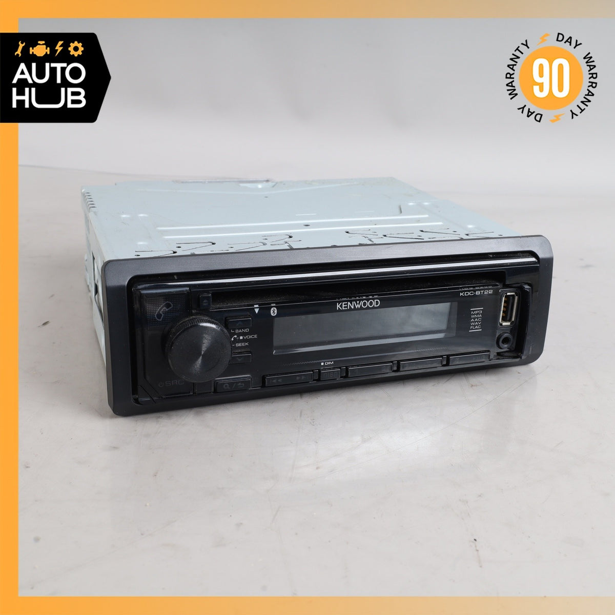 Kenwood KDC-BT22 Bluetooth CD Player MP3 AM FM USB Aux - photo 2