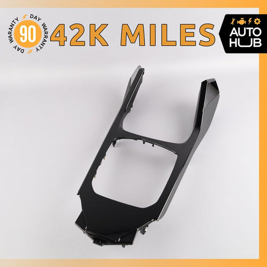 BMW F44 M235i 228i Front Center Console Shifter Bezel Black 51165A563E2 OEM 42k - photo 1