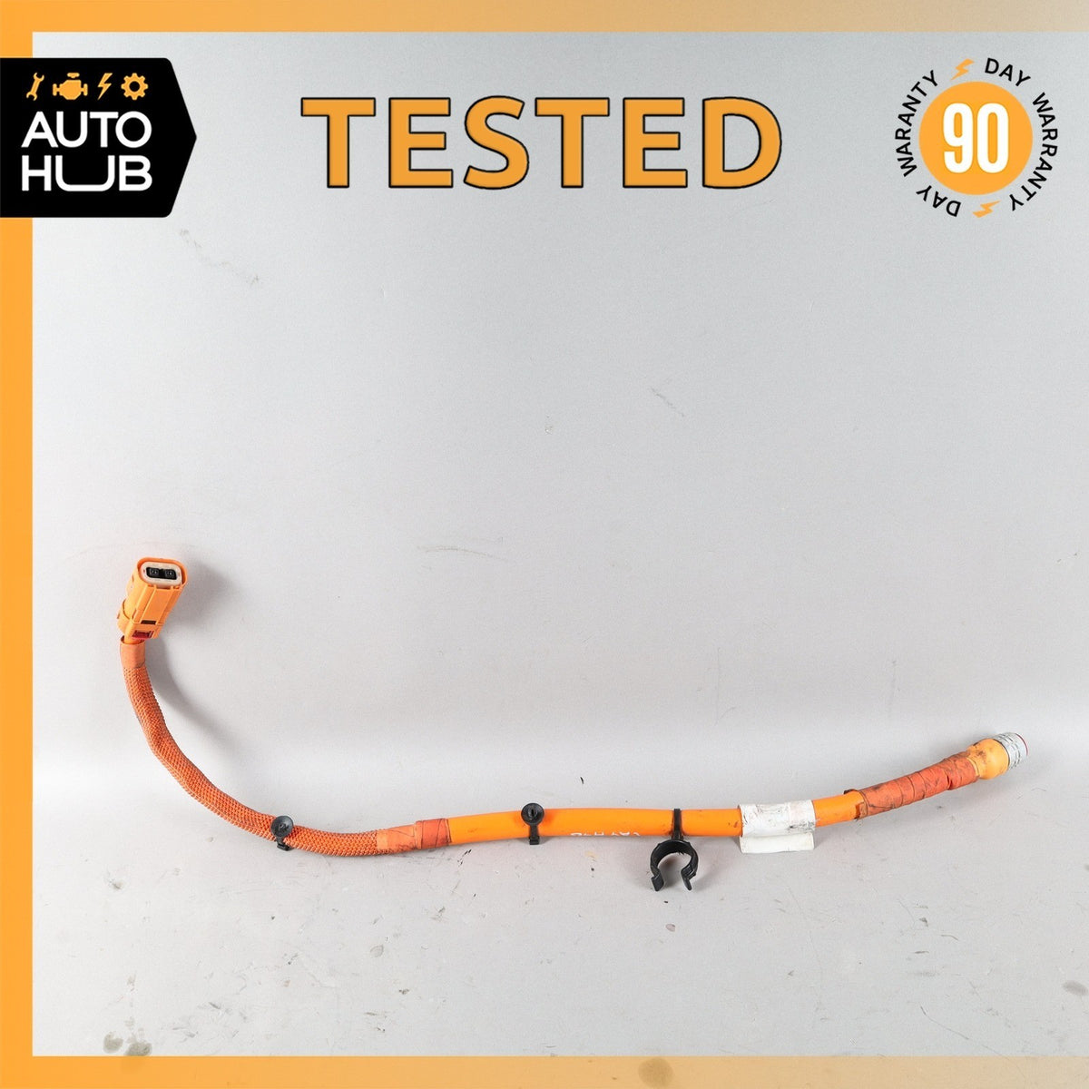 15-18 Porsche Cayenne E-Hybrid 958 A/C AC Compressor High Voltage Wire Cable OEM - photo 1