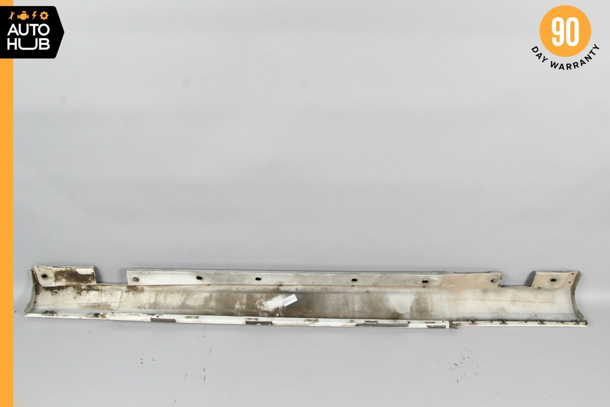 06-09 Mercedes W209 CLK350 CLK550 Base Left Rocker Molding Side Skirt White OEM - photo 7