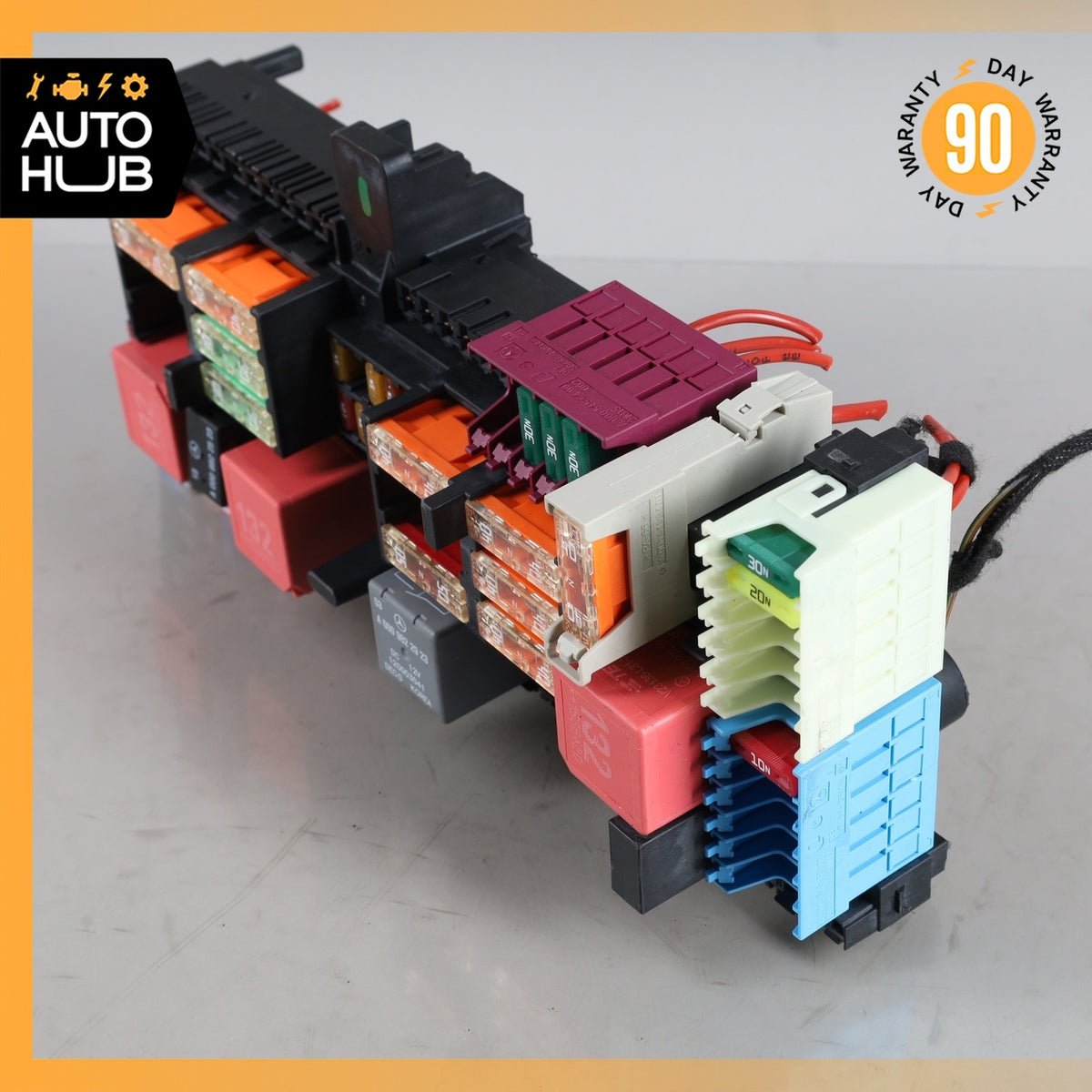 14-17 Mercedes W222 S550e S600 S63 AMG Rear Trunk Fuse Box Module 2229061201 OEM - photo 9