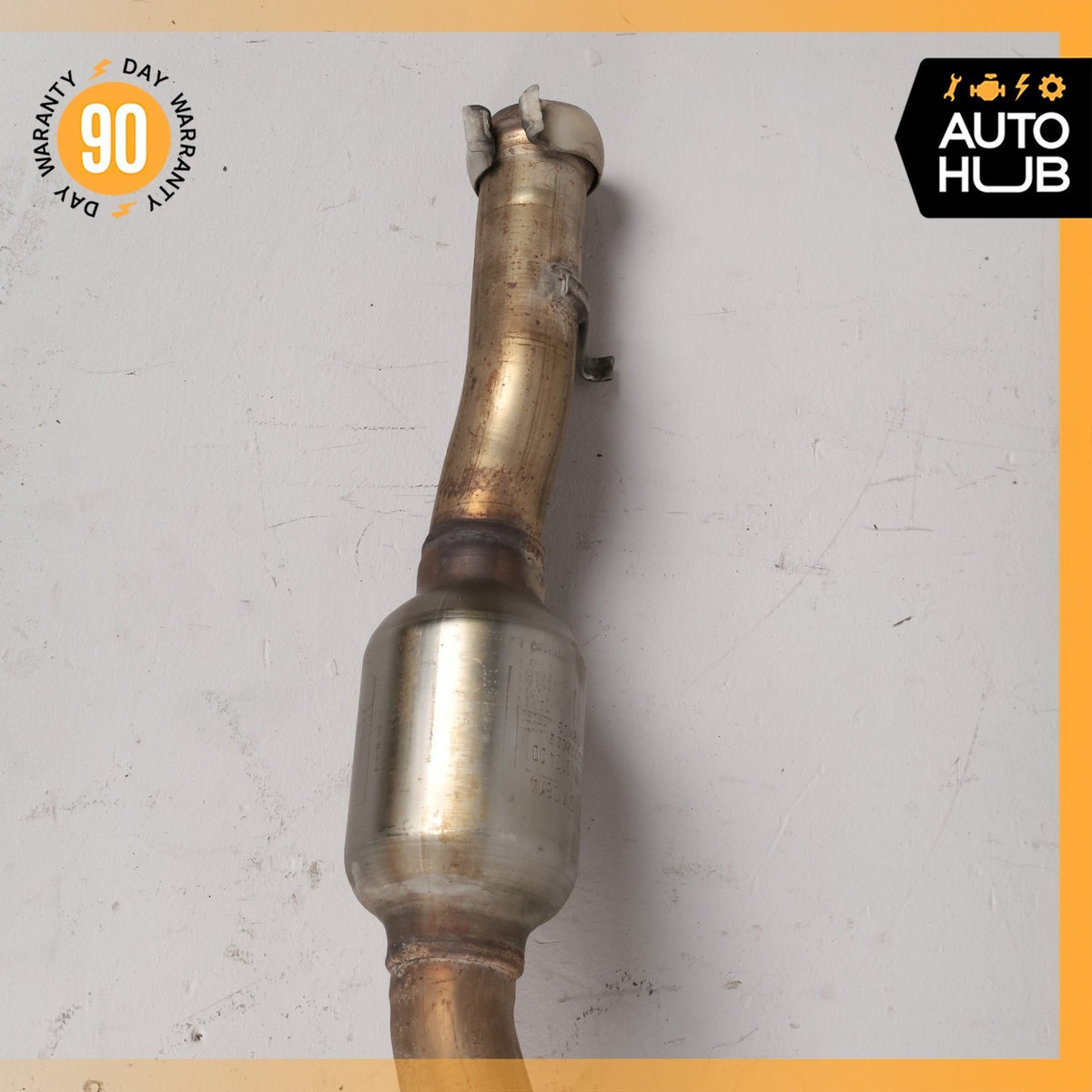 07-11 Mercedes W221 S550 RWD Engine Exhaust Downpipe Resonator Set OEM - photo 13