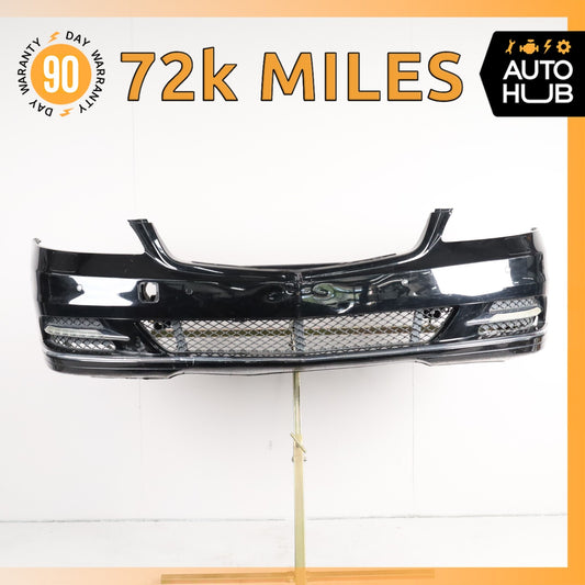 10-13 Mercedes W221 S550 S400 Base Front Bumper Cover Assembly Black OEM 72k - photo 1