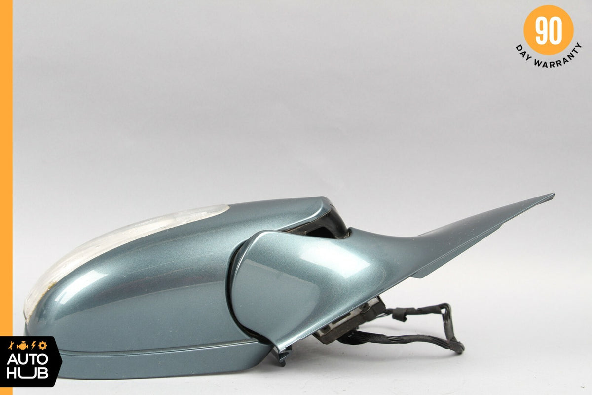 04-08 Mercedes R230 SL500 SL600 Side Rear View Door Mirror Right Blue OEM - photo 10