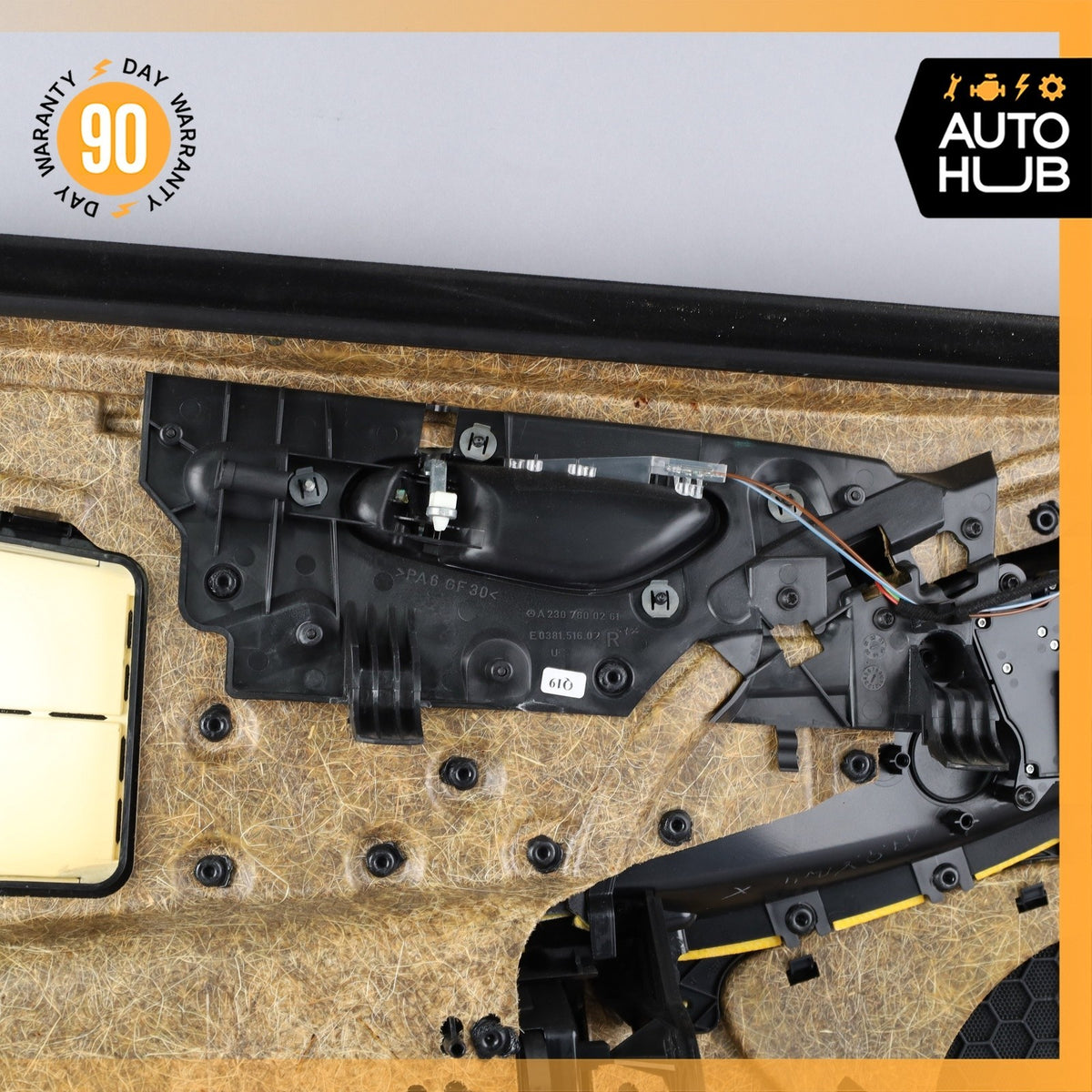 09-12 Mercedes R230 SL550 Interior Door Panel Right Passenger Side Black OEM - photo 18