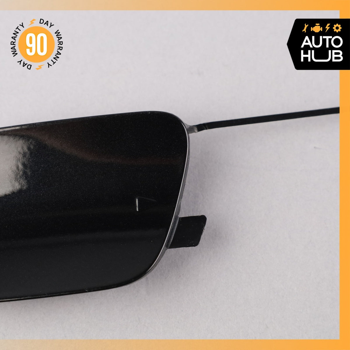 BMW F15 X5 Rear Right Bumper Tow Hook Cover Panel Trim Black OEM - photo 3