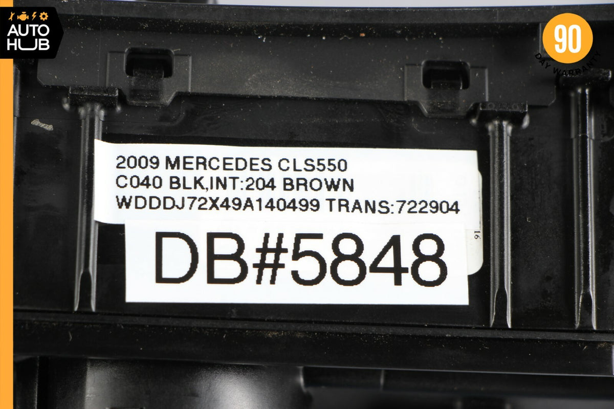 06-11 Mercedes W219 CLS550 CLS500 Headlight Control Switch Black OEM - photo 10