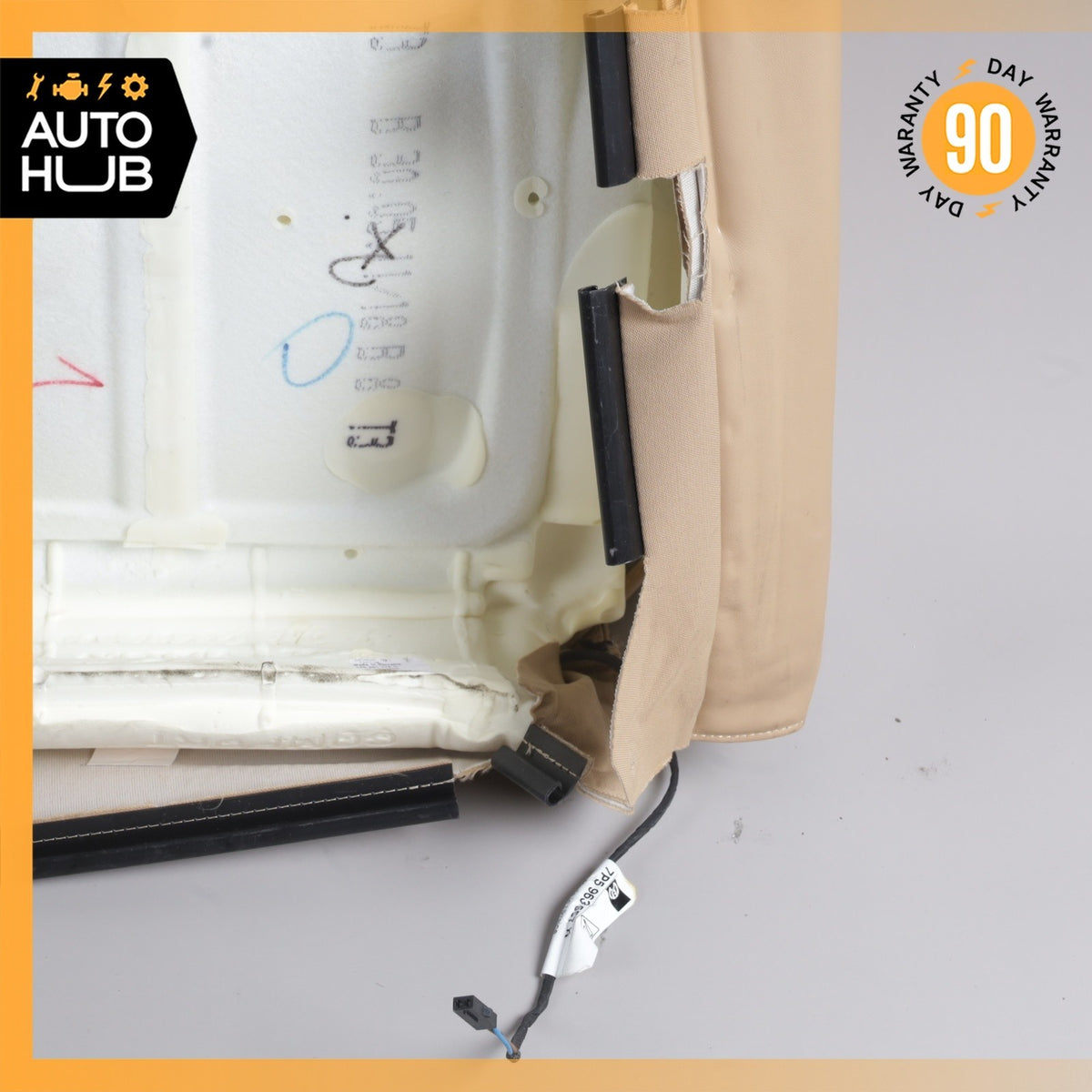 11-18 Porsche Cayenne 958 Hybrid Front Right Side Seat Upper Cushion Leather OEM - photo 9