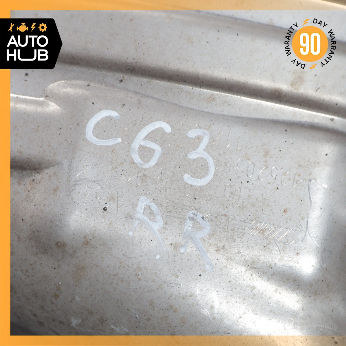 17-18 Mercedes W205 C63 AMG M177 Exhaust Muffler Mufflers w/ Valves OEM 64k - photo 13