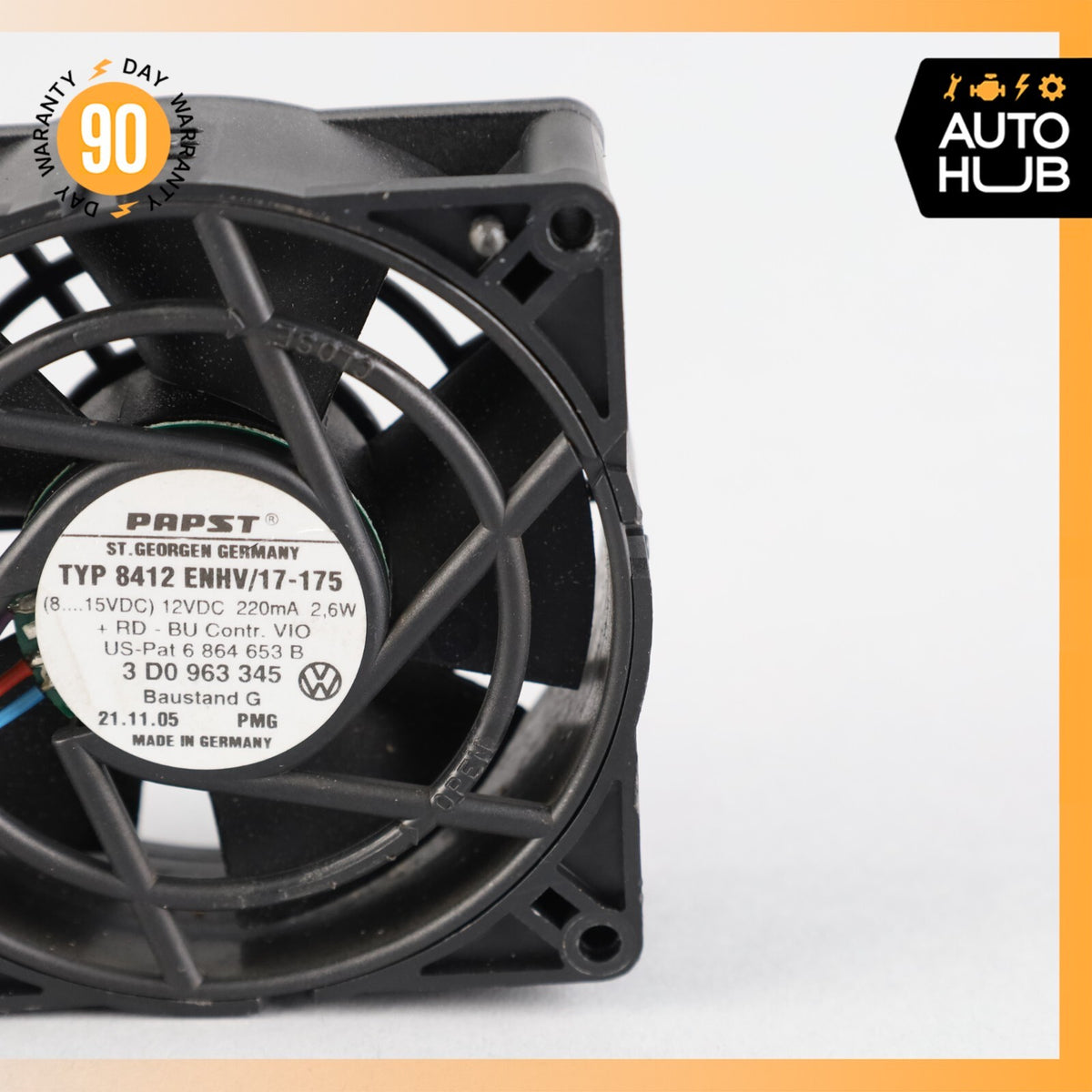 Bentley Continental Flying Spur Front Right or Left Seat Blower Cooler Fan 58k - photo 6