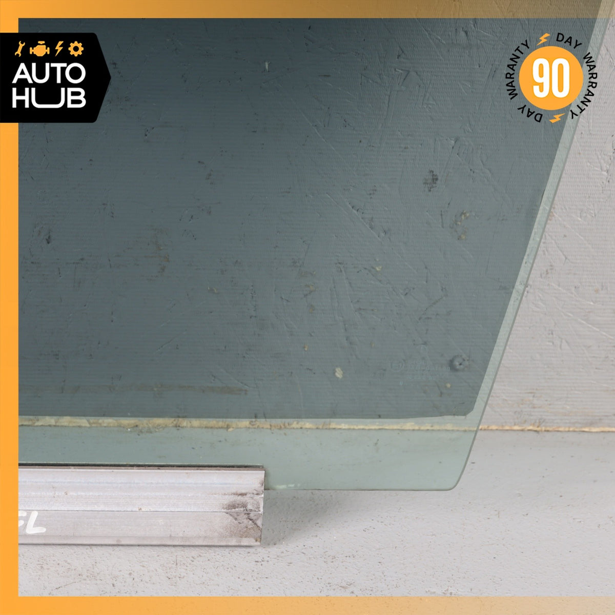 90-93 Mercedes 300E Front Left Driver Side Door Window Glass OEM - photo 7