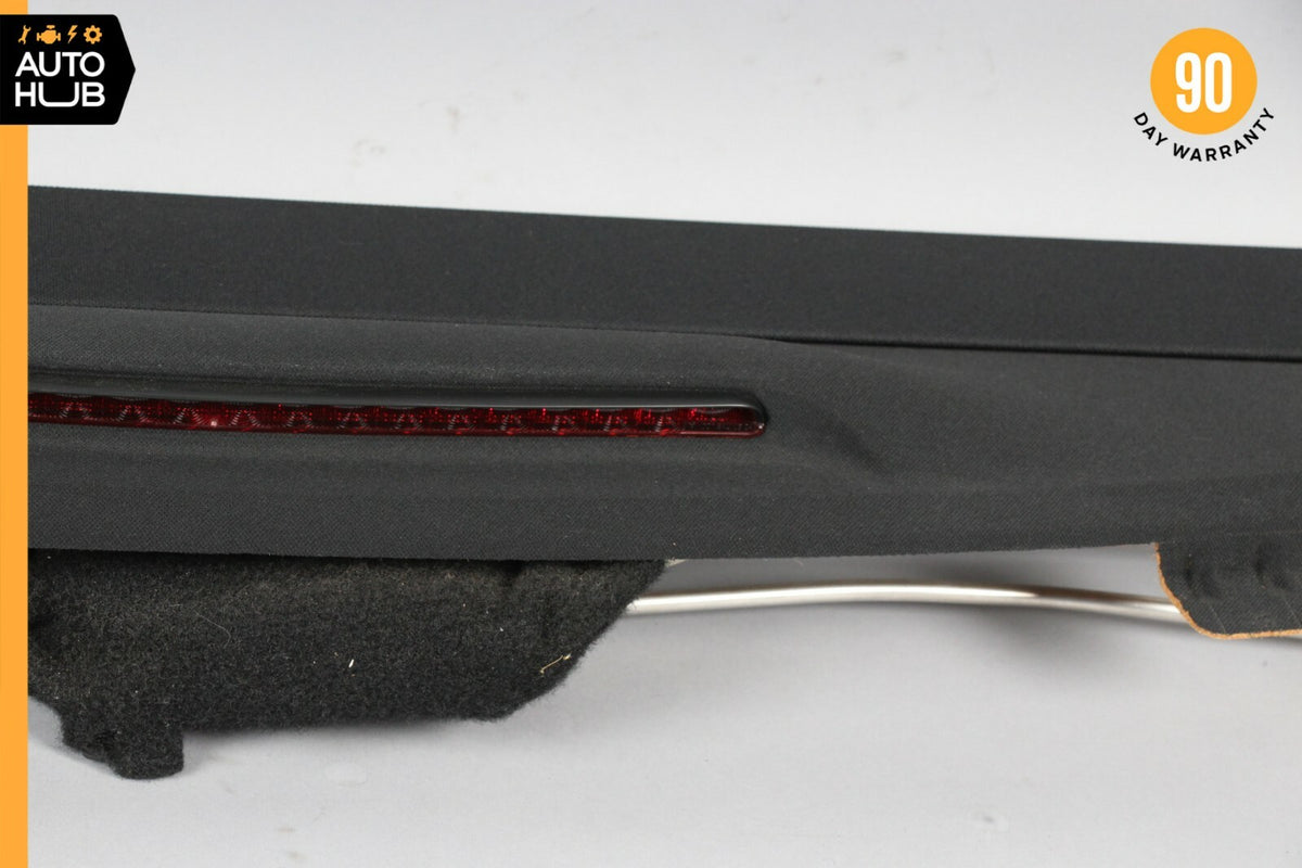 07-13 Mercedes W221 S550 Rear Window Sun Shade Screen Roller Blind w/ Trim OEM - photo 4