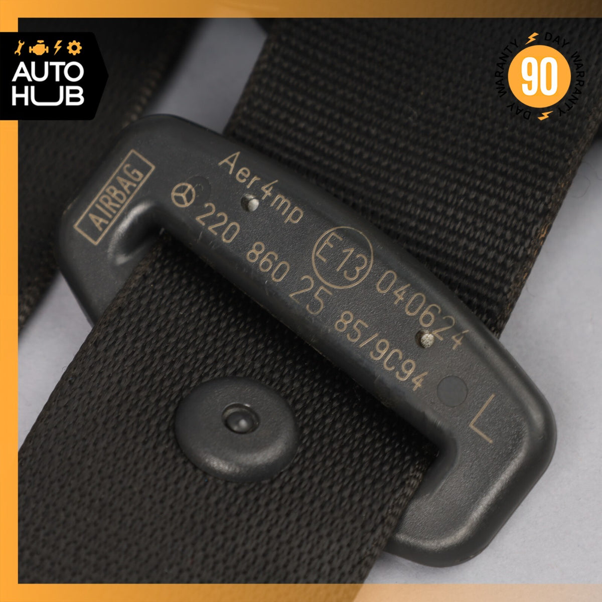 03-06 Mercedes W220 S600 S55 Front Left Side Seat Belt Seatbelt Retractor OEM - photo 11
