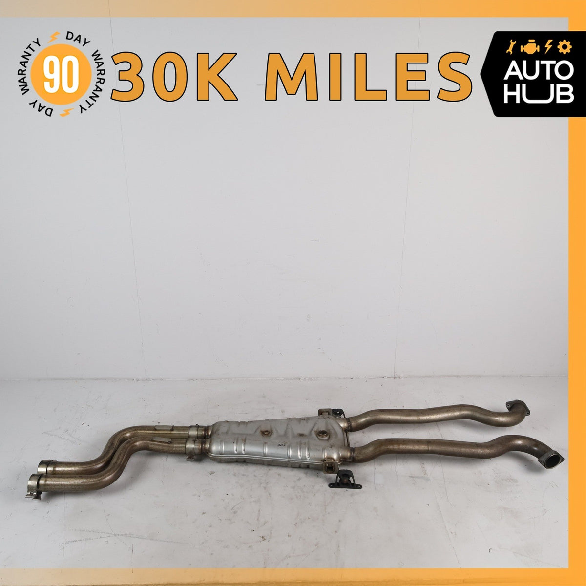 99-02 Bentley Arnage 6.8L V8 Exhaust Silencer Resonator Midpipe PJ55315PA OEM - photo 1