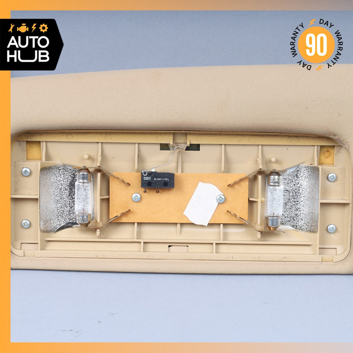 90-02 Mercedes R129 SL500 SL320 500SL Left Side Sun Visor Sunvisor Java OEM - photo 3