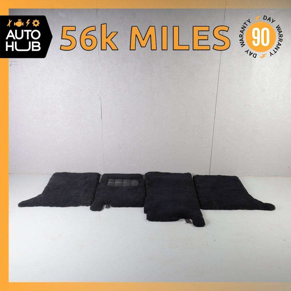 90-98 Bentley Eight / Rolls Royce Silver Spirit Floor Mat Carpet Cover Set OEM - photo 1