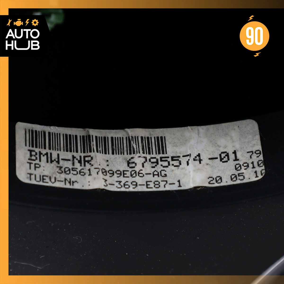 BMW E88 128i 135i Sport Steering Wheel Black w/ Switch 32306795574 OEM - photo 10