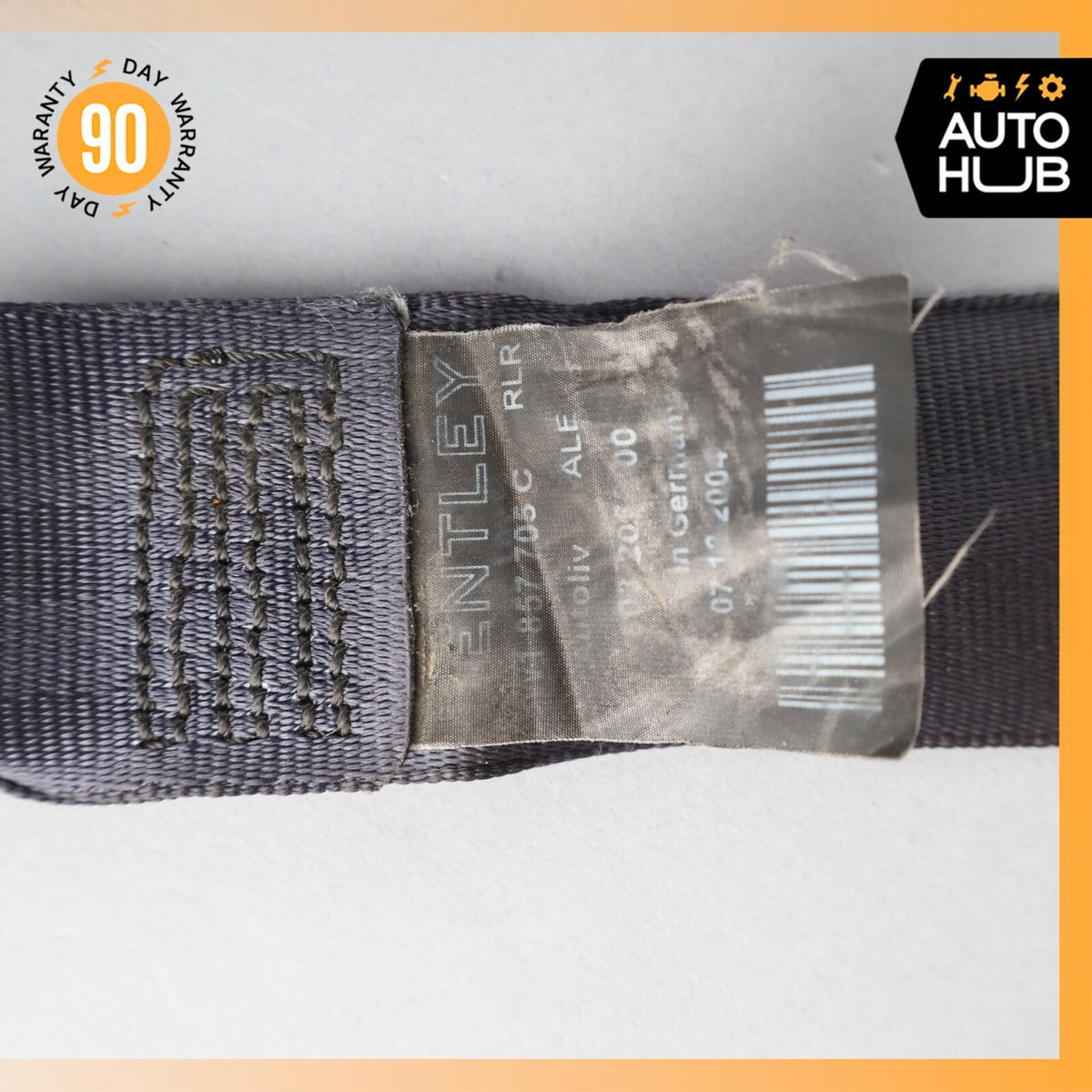 03-06 Bentley Continental GT Front Left Driver Side Seat Belt Blue OEM 65k - photo 18