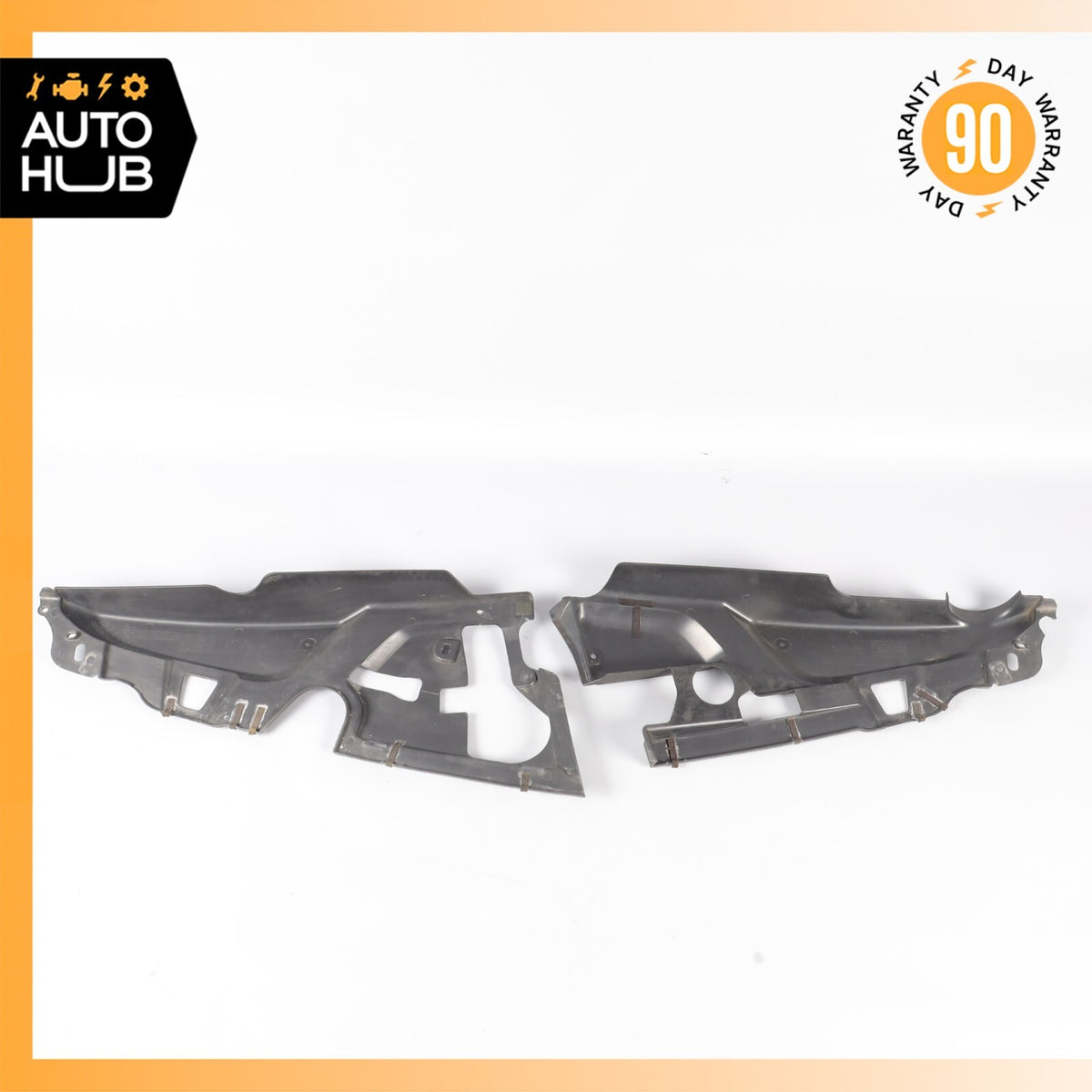 11-14 Porsche Cayenne 958 VR6 Engine Bay Cover Panel Right & Left Side Set OEM - photo 17