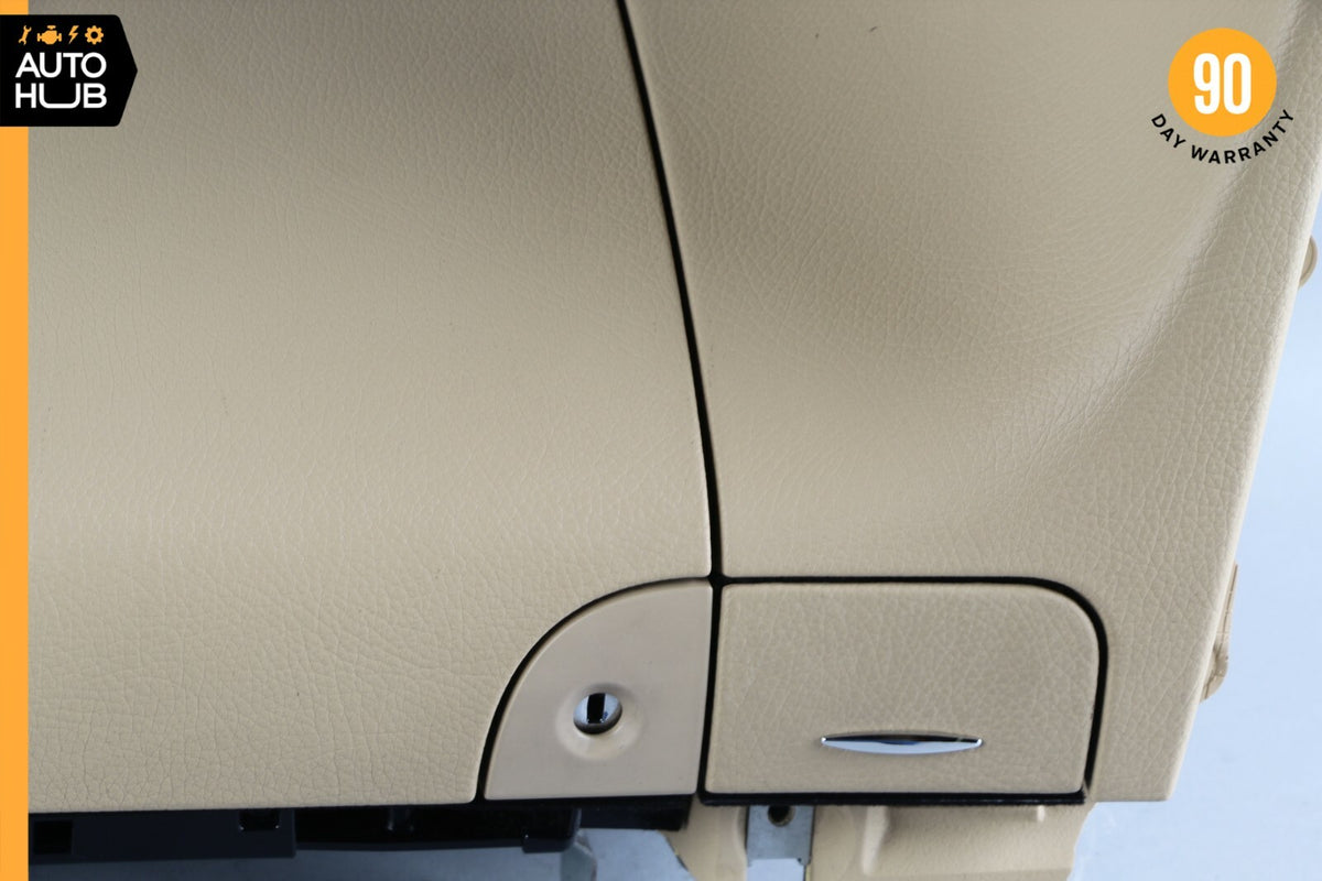 07-09 Mercedes W211 E350 E550 Dashboard Glove Box Storage Compartment Beige OEM - photo 5