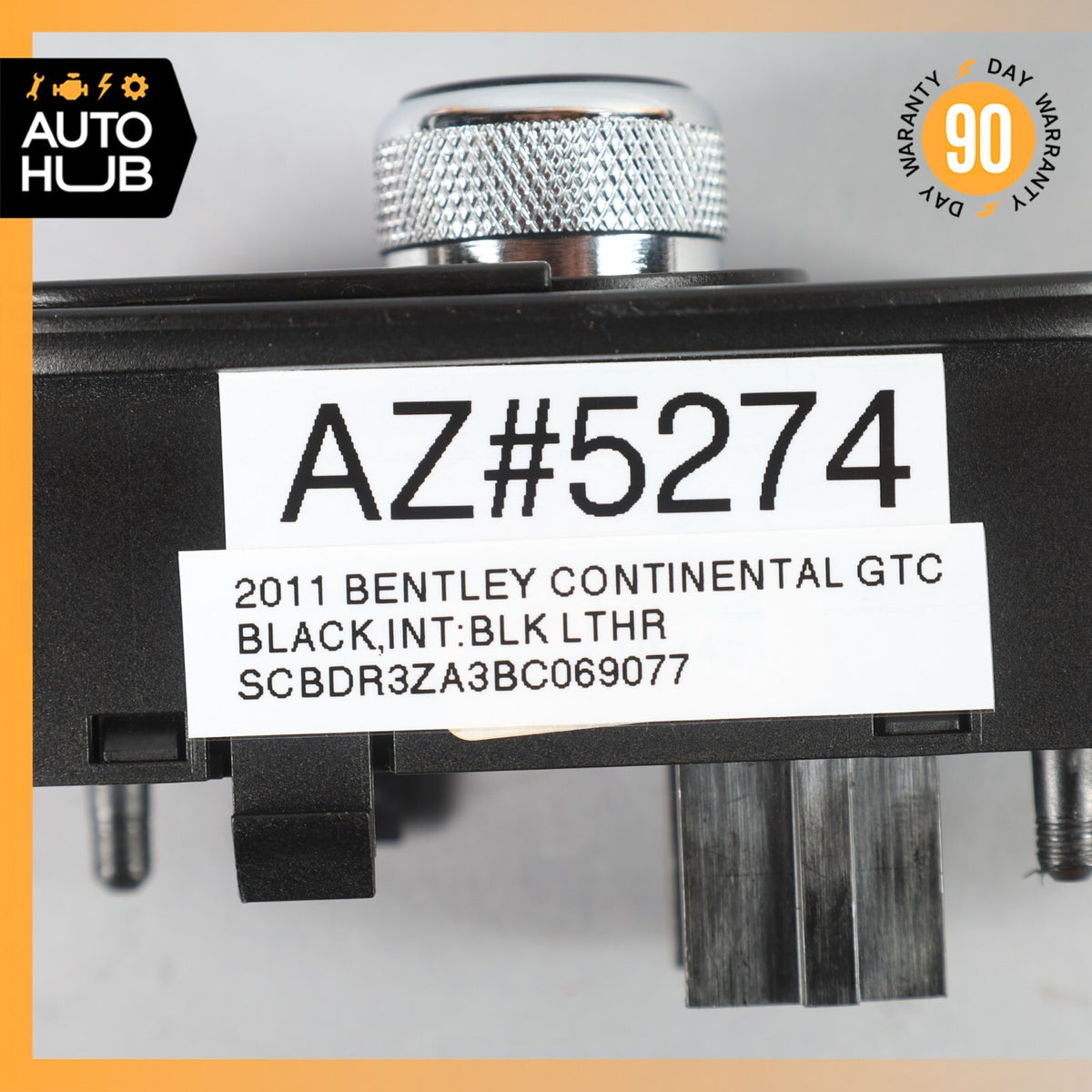 03-18 Bentley Continental GTC GT Flying Spur Headlight Switch Control OEM 59k - photo 10