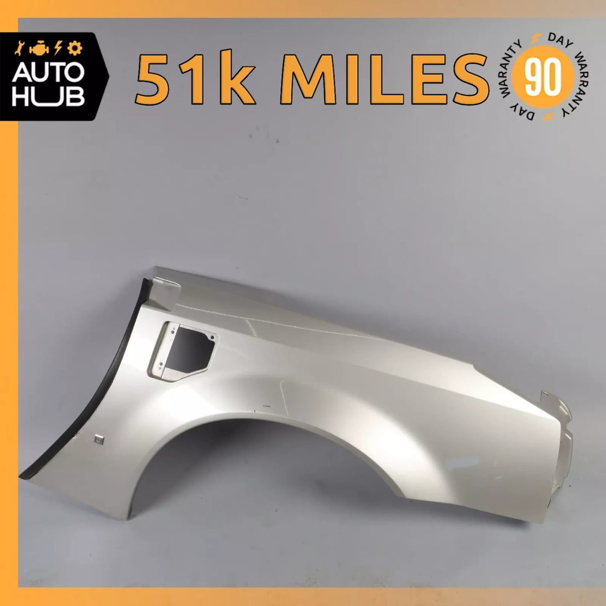 04-09 Cadillac XLR Quarter Panel Rear Left Driver Side Silver 10355380 OEM 51k - photo 1