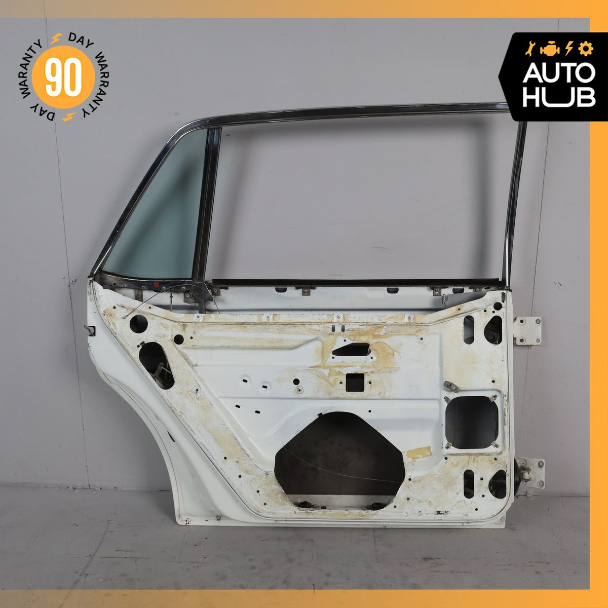 81-91 Rolls Royce Silver Spur Rear Left Side Door Shell White OEM 40k - photo 13